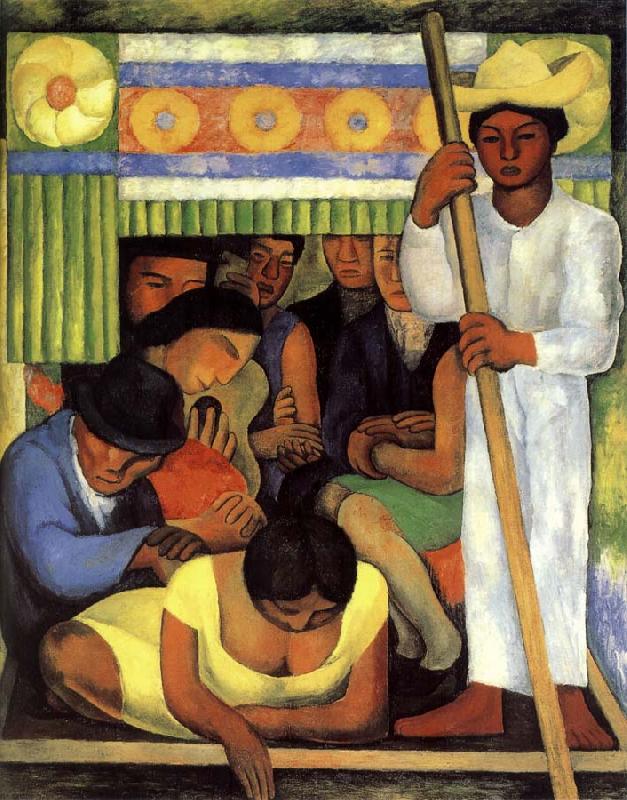 Diego Rivera Canoe china oil painting image